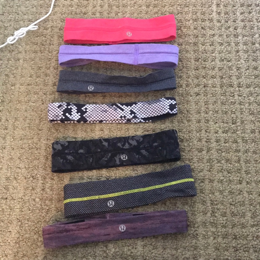 Lululemon headbands (9 for one, 60 for all)